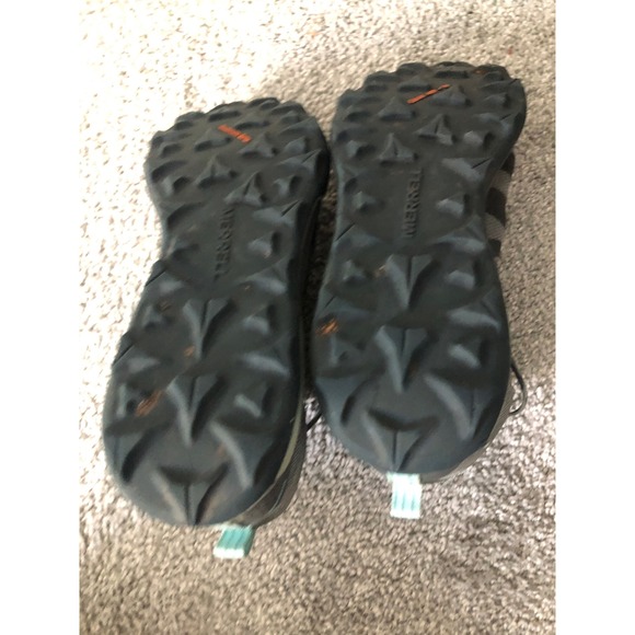 Merrell Womens Zion FST Mid Hiking Trail Boots Waterproof Gray Blue Shoes Sz 11 - Picture 7 of 8